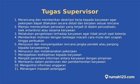 Pentingnya Tugas Supervisor dalam Perusahaan